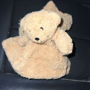 Target Lovey Brown Plush Teddy Bear Rattle Security Blanket Corduroy